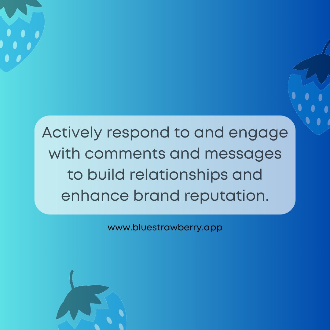 Blue Strawberry is here to elevate your social media game! Make social media a breeze with #bluestrawberry #worksmarternotharder Click for more bsapp.ai/esXWN4BFC #socialtips #toptips #socialmediaai #bloggingtips #bluestrawberry #aiforsocialmedia #generativeai