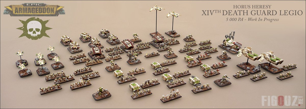 Why don't I have a 3D printer!? 
I'm a huge fan of Epic Armageddon / Legions Imperialis with 2 huge armies you may have already seen : A DKOK and a 30K Death Guard army. Tables at this scale are really great ! 😍

#warhammer40000 #warhammercommunity #legionsimperialis @warhammer