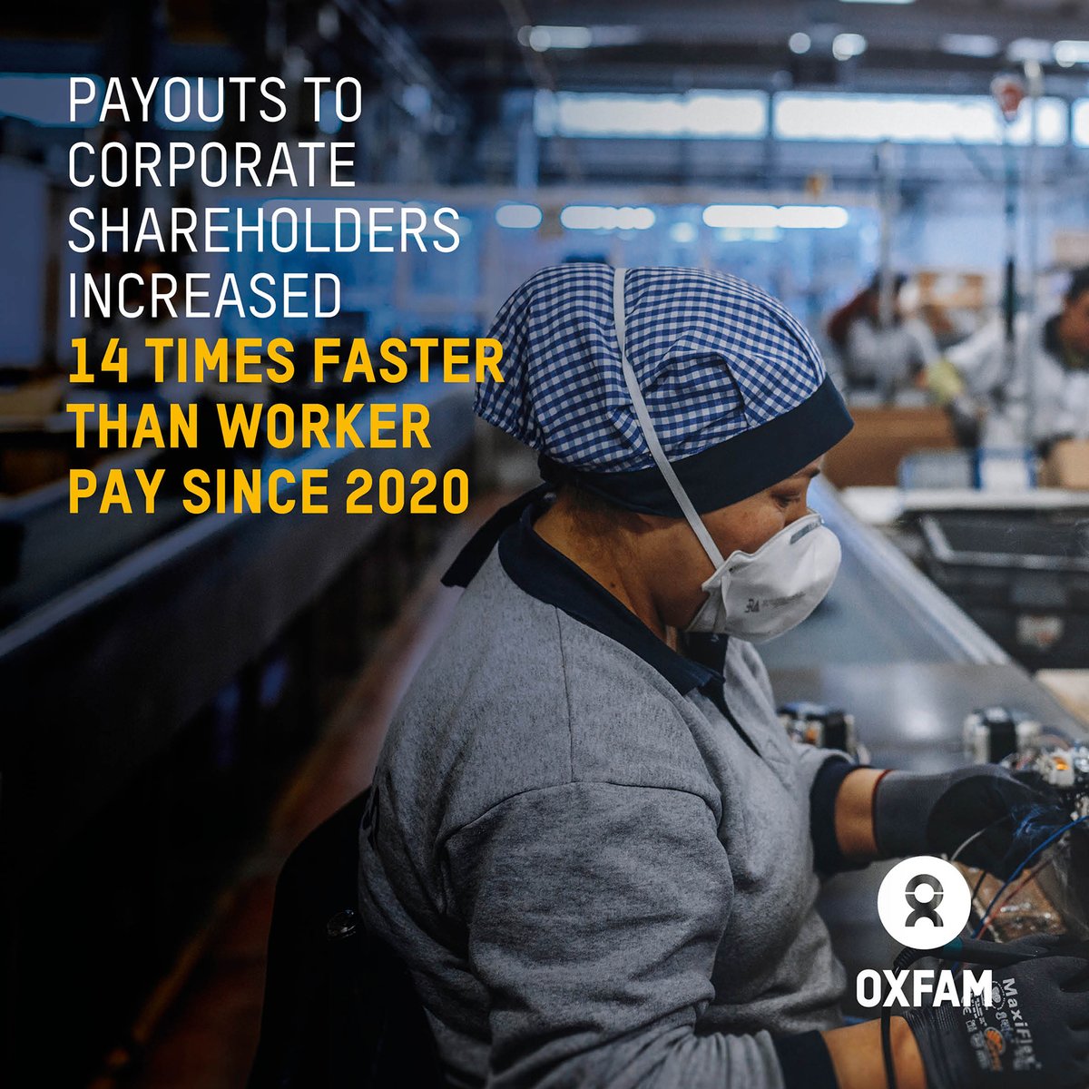 The richest 1% pocketed on average $9,000 in dividends in 2023. This is equivalent to 8 months of hard work and wages for the average worker, globally. We must #FightInequality by rewarding work, not wealth. #WorkersDay #InternationalWorkersDay #Oxfam oxf.am/WorkersDay24