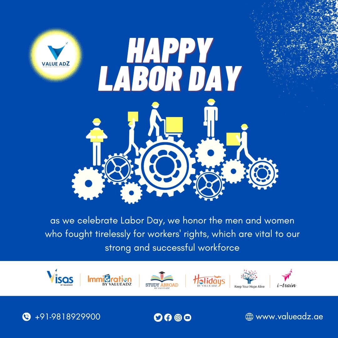 abroadind's tweet photo. Happy Labor Day

as we celebrate Labor Day, we honor the men and women who fought tirelessly for workers' rights, which are vital to our strong and successful workforce
+91-9818929900
https://t.co/y9L7UsrTgm
#happy #labor #day  #workabroad  #canadalife #lmia #study #valueadz https://t.co/6VicsnyIo4