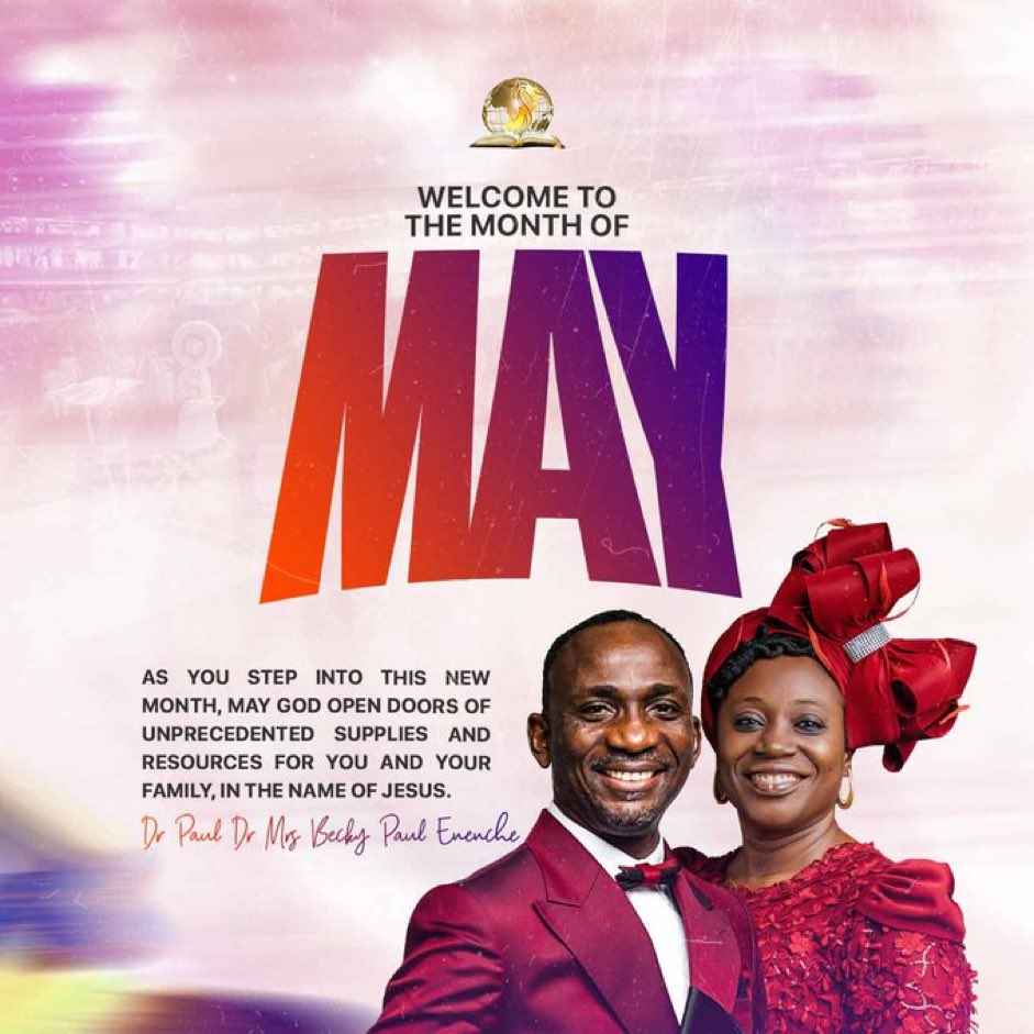Welcome To The Month of MAY Happy New Month