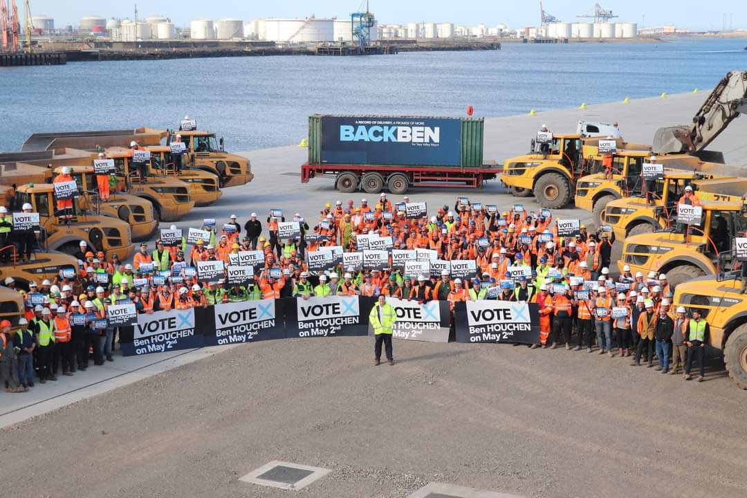 Quite the image from Teesworks! ✅ Great jobs for local people. ✅ The UK’s most successful Freeport. ✅ Biggest regeneration project in the country. ✅ Helping Britain lead the way with amazing technologies. ✅ A better future for our area. ❌ Labour have no plan. #BackBen