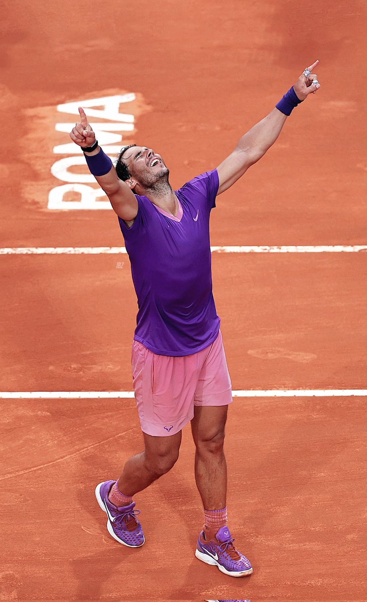 Rome Masters: • Most Titles: Nadal (10) • Most Consecutive Titles: Nadal (3) • Most Finals: Nadal (12) • Most Consecutive Finals: Nadal (6) • Most Matches Won: Nadal (69) • Most Matches Won in a row: Nadal (17) Unhuman.