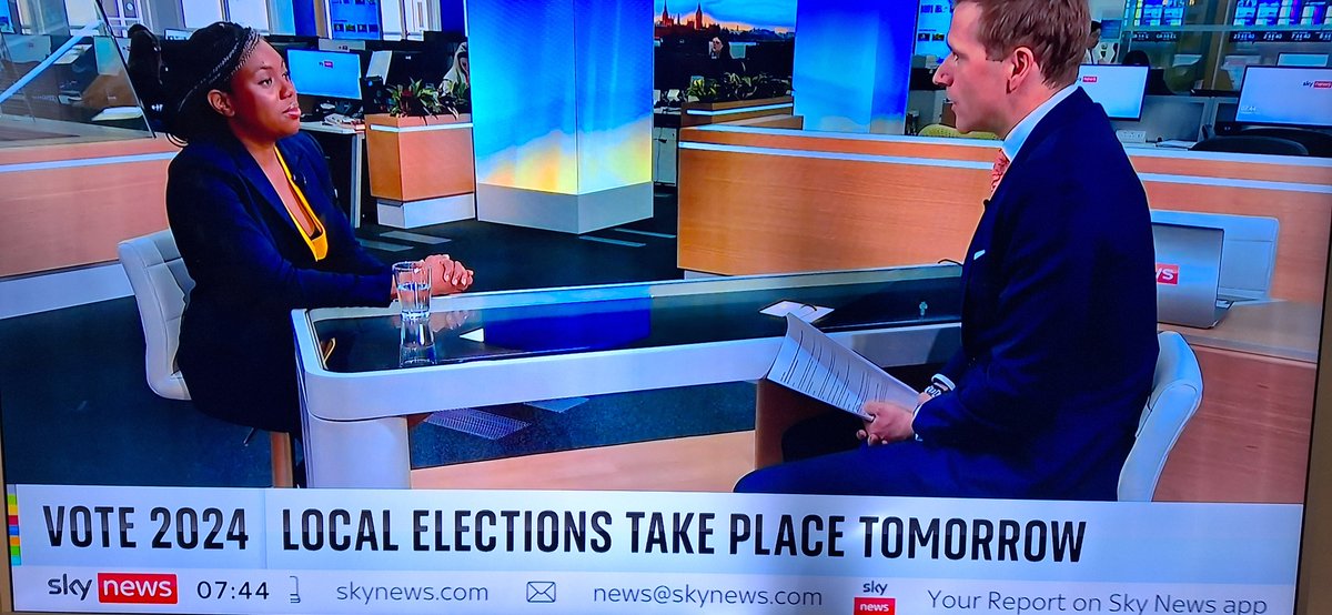 10 min @SkyNews interview with Badenoch, Sec State for *checks notes* 'Business & Trade'👇 and yet no mention/question on disruption, price hikes, hundreds of millions £ extra costs, uncertainties, redtape, shortages caused to 'Business & Trade' by new Brexit checks ? Really ?