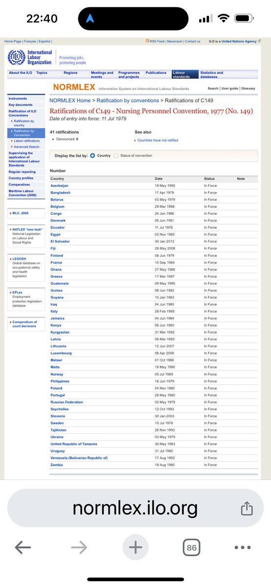 Happy #InternationalWorkersDay The fight for decent jobs and social justice for all workers continues. Still only 41 countries have ratified the @ilo Nursing personnel convention.