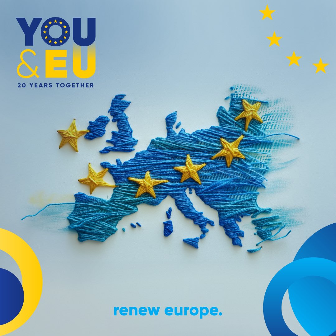 20 years ago we welcomed 10 new countries into the EU.   Today there are no more 'Old' or 'New' member states but 27 countries who have each other's backs when things get tough.   By teaming up we have made the EU stronger and bolder!