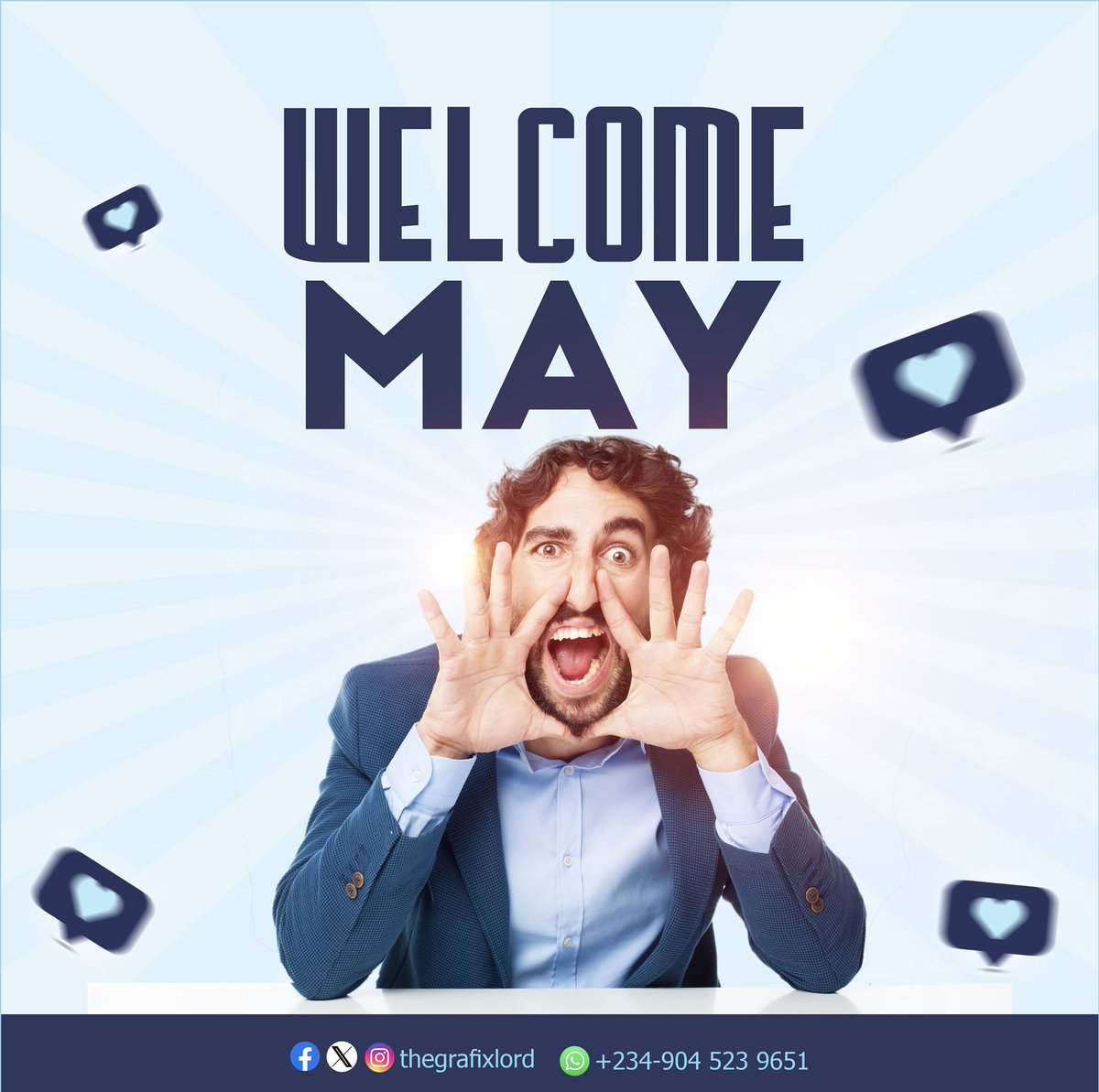 Happy May, everyone! May this new month bring you joy, peace, and success in all your endeavors. Let’s make this month a memorable one, together!

#happy #happynewmonth #may #newmonth #blessed #design #creative #freelance #freelancelife #designer