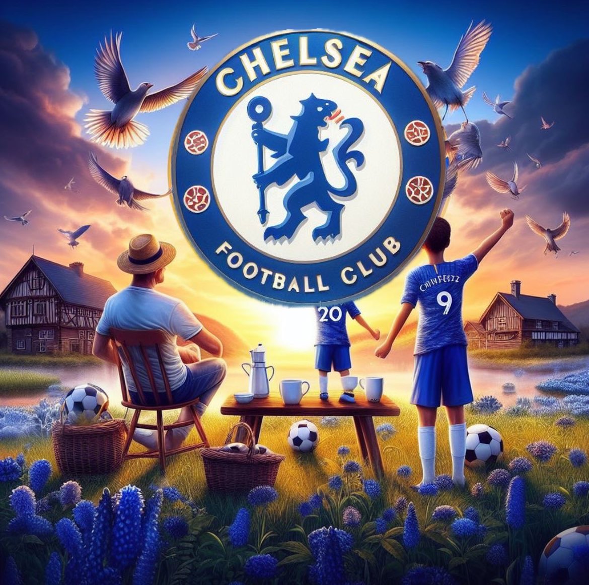 Top of the morning, #CFC family! ☕ Wishing all you lovely supporters a day as brilliant as our club’s history. 

Here’s to chasing glory on and off the pitch! 🏆💙 

#KTBFFH #ChelseaFC