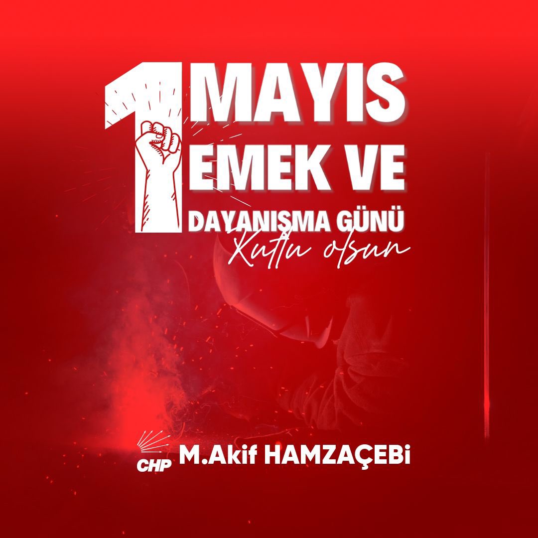 İşçinin, emekçinin bayramı 1 Mayıs kutlu olsun! #Yaşasın1Mayıs #1Mayıs