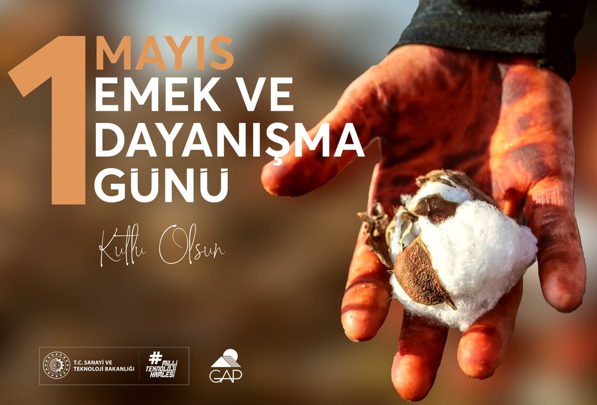 Ülkemizin ve bölgemizin kalkınması adına alın teri döken tüm emekçilerimizin #1Mayıs Emek ve Dayanışma Günü kutlu olsun.

<a href="/TCSanayi/">Sanayi ve Teknoloji Bakanlığı</a> <a href="/KalkinmaAjansGM/">Kalkınma Ajansları Genel Müdürlüğü</a>