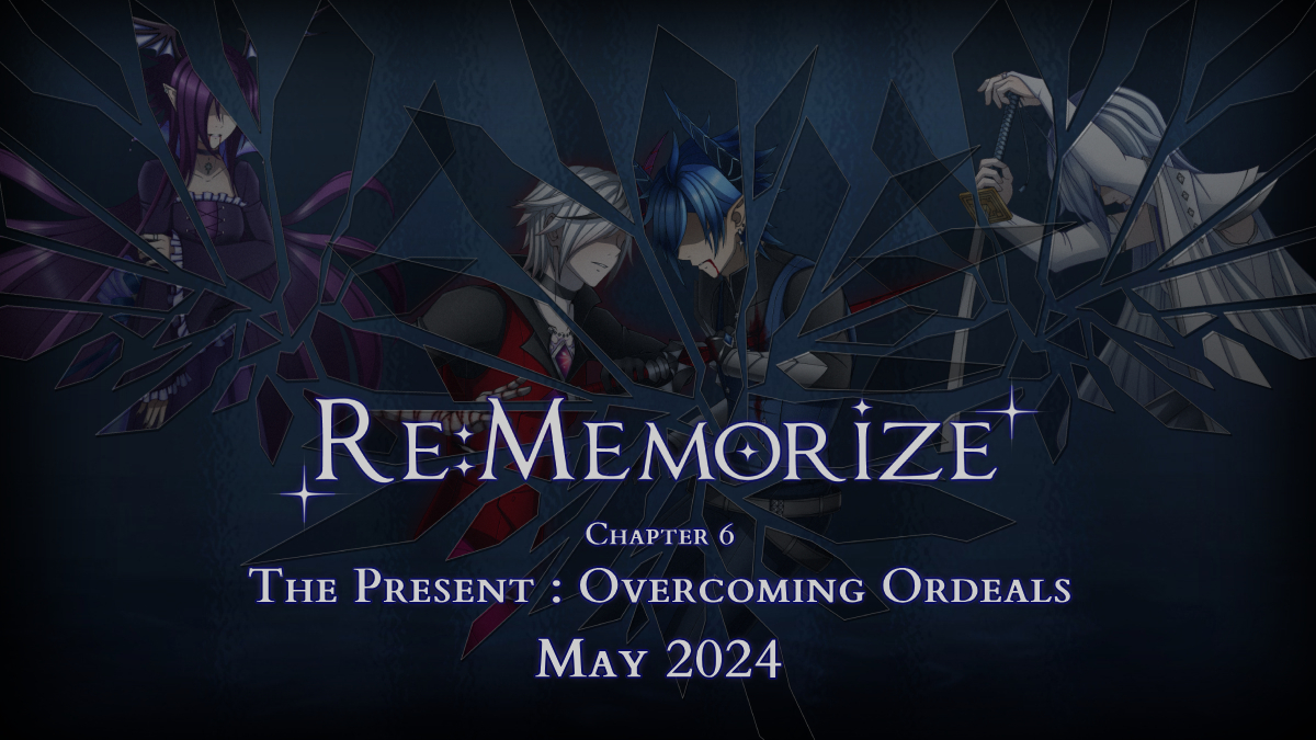 ✨ Re:Memorize ✨ April update is now available! There will be another update soon for the Ch.6 release!

Backer Ver. | Minor Spoilers!
kickstarter.com/projects/remem…

itch.io Ver. | Spoilers Free!
elimuu.itch.io/rememorize/dev…

| #vn | #vndev | #visualnovel | #indiegame |