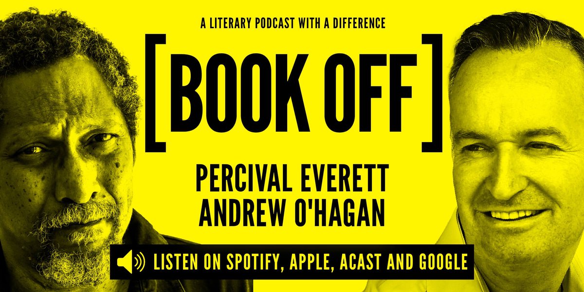 Literary Royalty Klaxon 📢 Percival Everett and Andrew O’Hagan have just published two of the most talked about novels of the moment (‘James’ and ‘Caledonian Road’) On our new episode, they discuss their work and give us some great #bookrecommendations pod.fo/e/2375b1