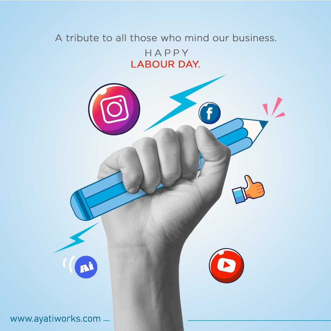 The team at Ayatiworks toils every day to ensure that our clients' businesses are always growing. Because we recognize that when they grow, we grow with them.

#LabourDay #Ayatiworks #NextIsNow #LaborDay2024