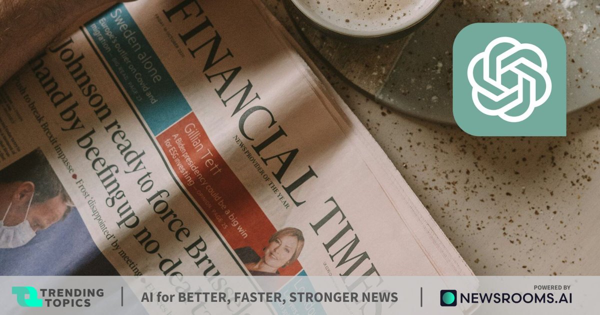 AI has a major impact on the media brand. Various media companies partner with OpenAI to improve content. 

buff.ly/4dn05Yi