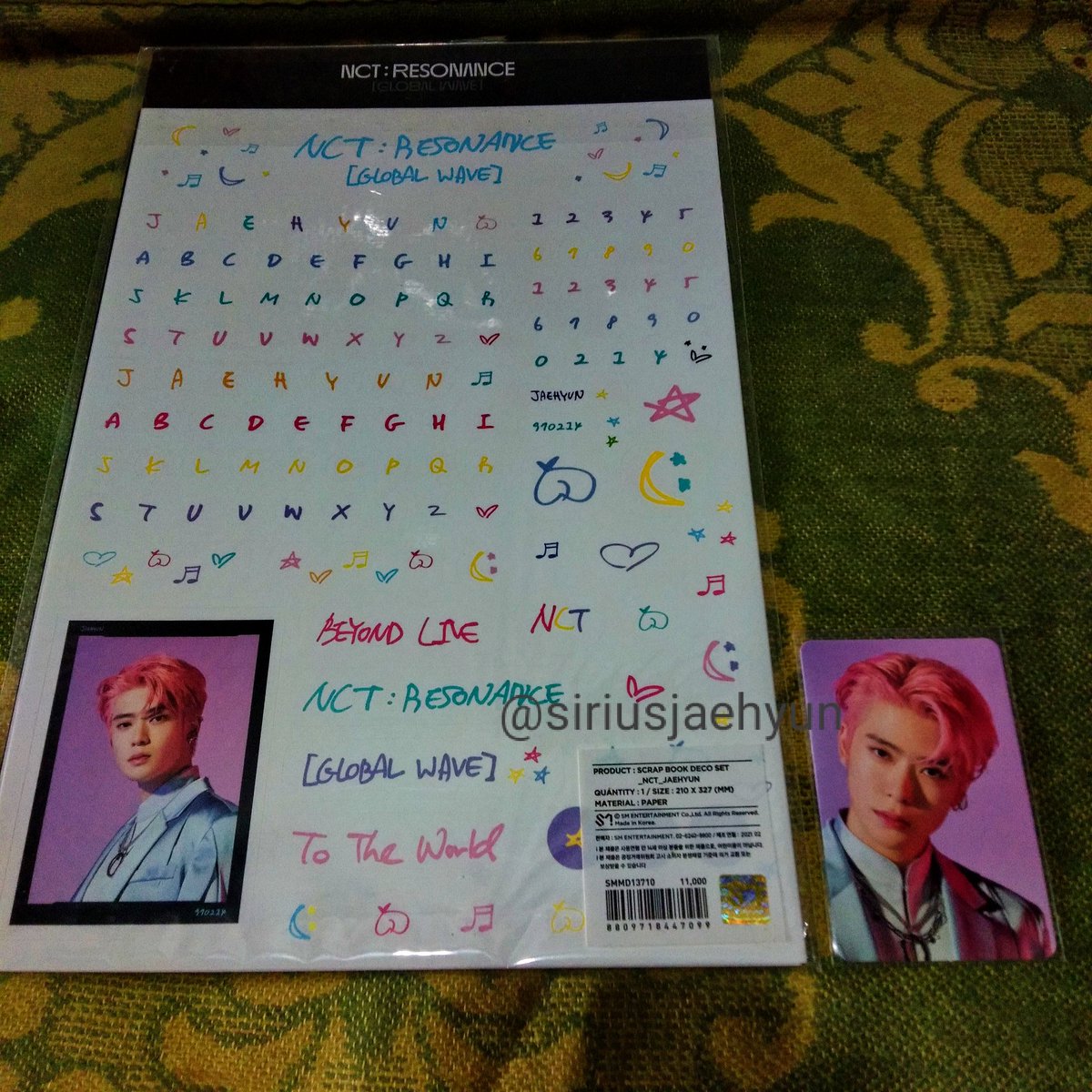 siriusjaehyun's tweet photo. MD resonance scrapbook deco set jaehyun ver nya guys idr 80.000 sajaa https://t.co/4iDeUZp6WR