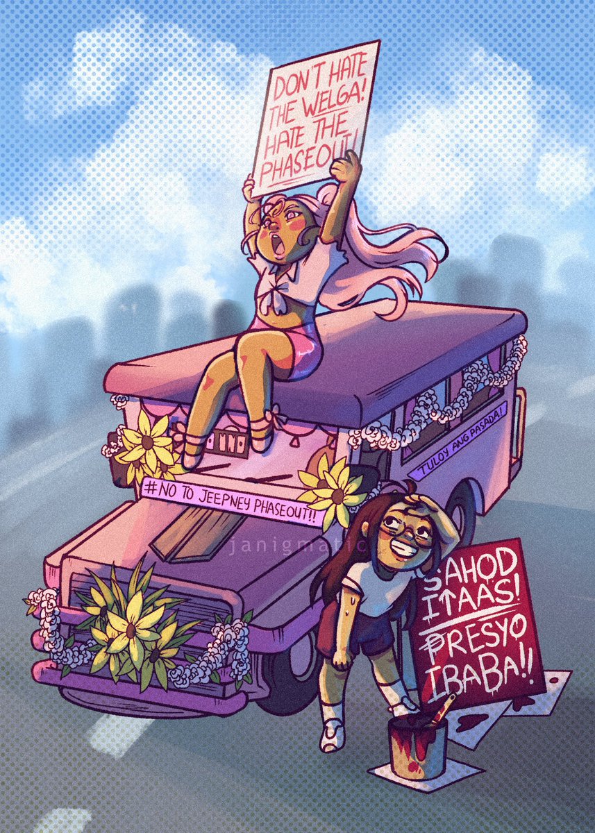 janigmatic's tweet image. Dahil ang mayo uno ay para sa manggagawang Pilipino. ✊

#notojeepneyphaseout #notopuvphaseout #MayoUno