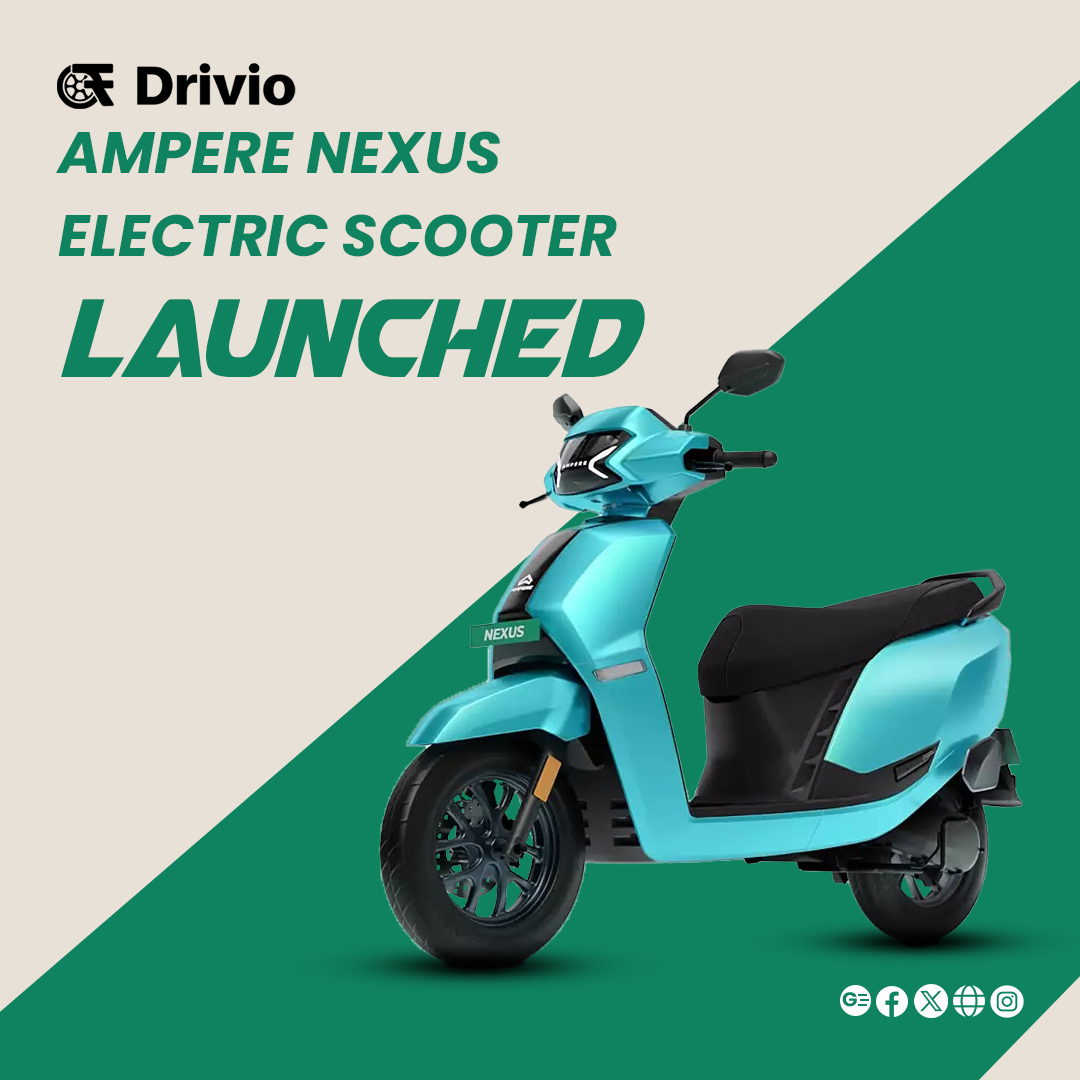 Big news in the electric scooter world! Ampere Nexus is making waves with its launch in India. Discover this innovative ride in our blog.

Read more drivio.in/news/ampere-ne…

#AmpereNexus #ElectricVehicle #ElectricMobility #NewLaunch #TwoWheelerFinance #India #drivio_official