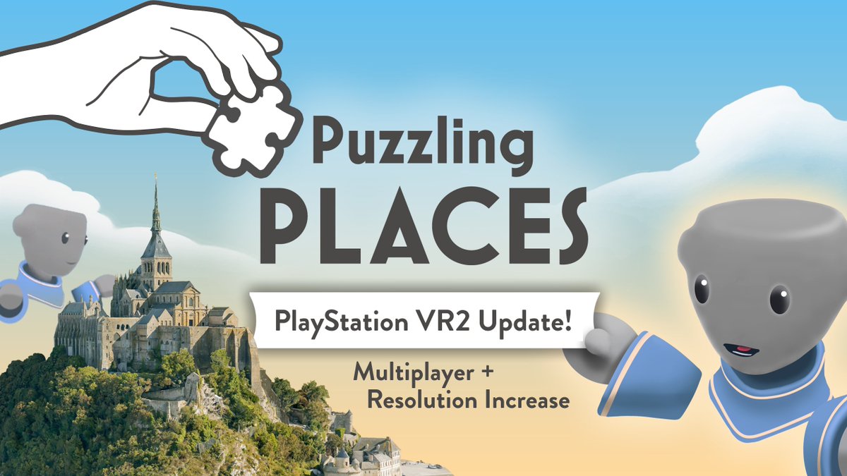 🌟 PLAYSTATION VR2 UPDATE ANNOUNCEMENT! 🌟 The highly anticipated Multiplayer is coming TOMORROW for PSVR2 + a render resolution increase! And as always, get ready for the next destination with the newest Monthly Puzzle Pack release! 👀🇩🇪 #VR #PSVR2 #Quest2 #Quest3 #Indiegame