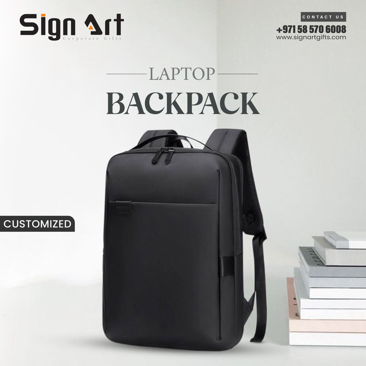 Laptop Backpack
WhatsApp: 058 570 6008

Learn more: signartgifts.com

#customized #customizedgifts #promotionalproducts #personalizedgifts #laptopbag #laptopbagbranding #BagBranding #officebags #brandingagency #CustomizedBranding #printingservices #dubaiprinting