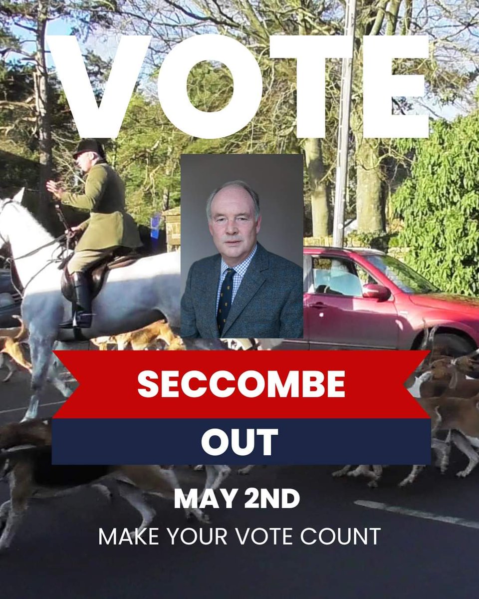 𝙋𝘾𝘾 𝙀𝙇𝙀𝘾𝙏𝙄𝙊𝙉𝙎 - 𝙔𝙊𝙐𝙍 𝙑𝙊𝙏𝙀 𝘾𝙊𝙐𝙉𝙏𝙎

Tomorrow Warwickshire will vote for their new police and crime commissioner. For too long Philip Seccombe has abused his position of power, protecting organised crime groups and enabling illegal hunting.