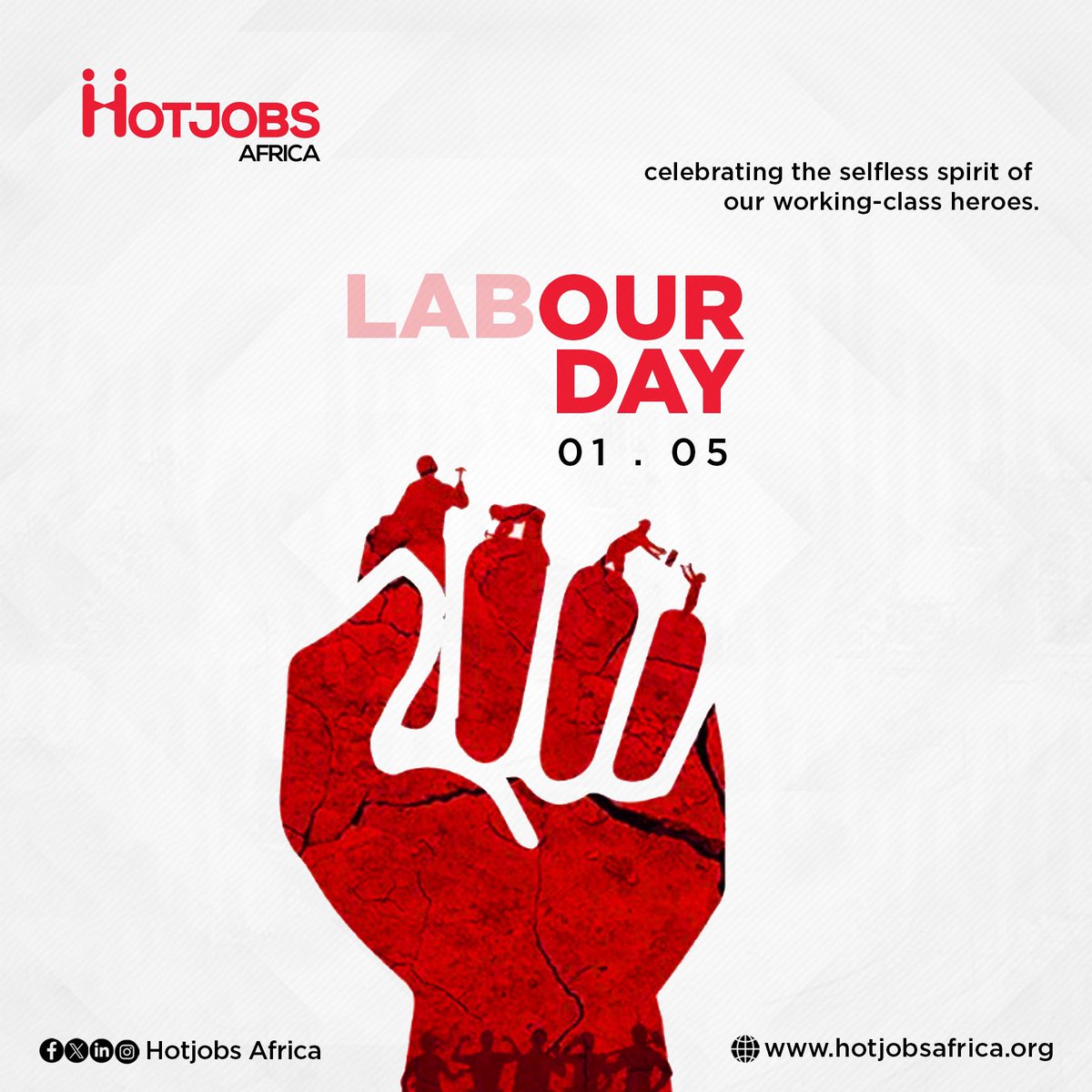 To our Nation’s gallant workforce, your contribution is greatly valued 

Happy Workers’s Day!

#mayday #hotjobsafrica #workersday 
Kasoa #PerfectMatchExtra Anas Chief Military Officer Aduomi