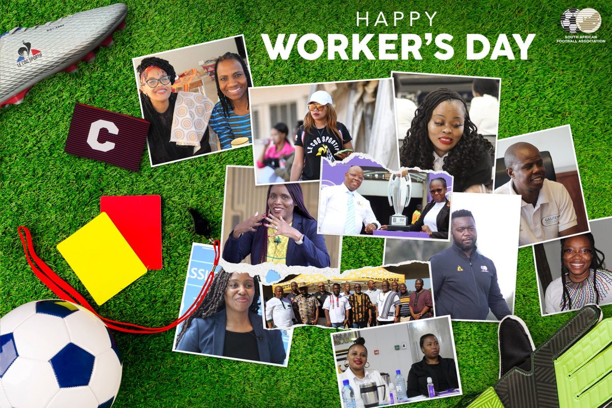 Happy Worker's day to all ⚽️❤️🇿🇦