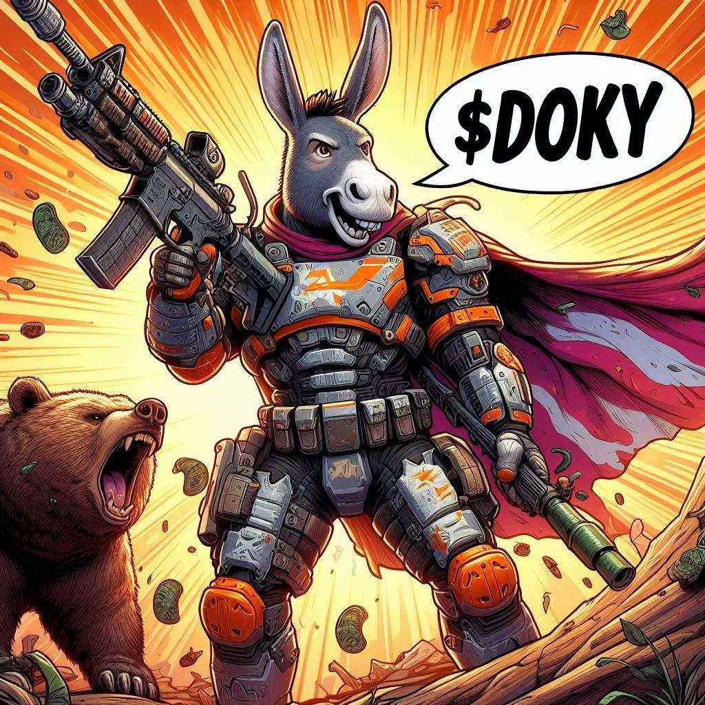 Donkey King $doky 🫏 is not just another #memecoin, it's powered by a strong community #1000X ? 

CA: 5Rs53fY3q4t4mLk9zBQ45cVNgF1RH7NqRNXiP6Pa5rYH
#NoPresale #LPBurnRevoked all the dev permissions #Airdrop $sol #DokyKingArmy