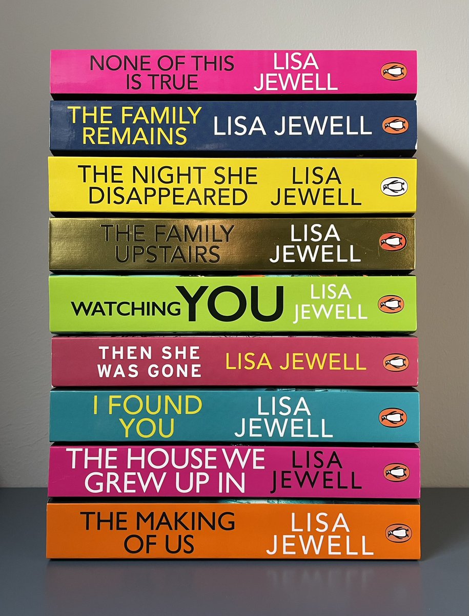 In April I read 14 books. 9 of them were by @lisajewelluk and I loved them all. I highly recommend each and every one of them.