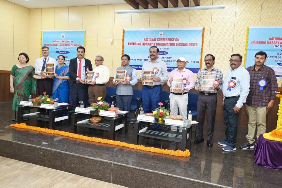 Central library, National Institute of Technology Warangal organized a two day National Conference on Emerging Library and Information Technologies. #nitw #nitwarangal #library #conference