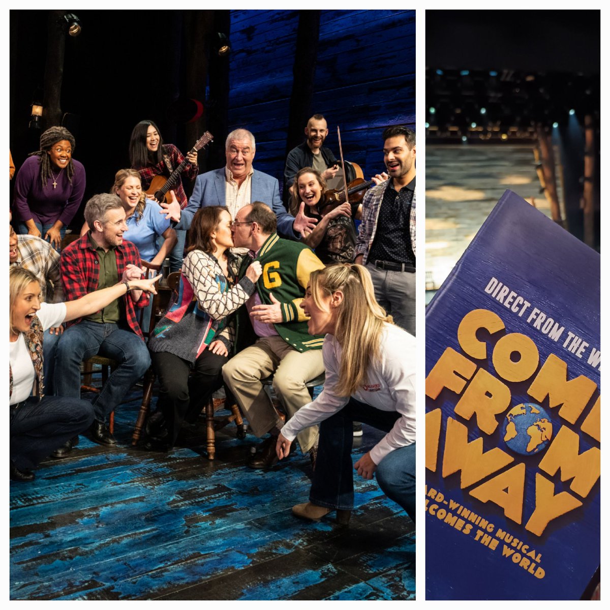 It's a totally brilliant show @GrandTheatreLS1 @ComeFromAwayUK don't miss this one . You will just love it all!