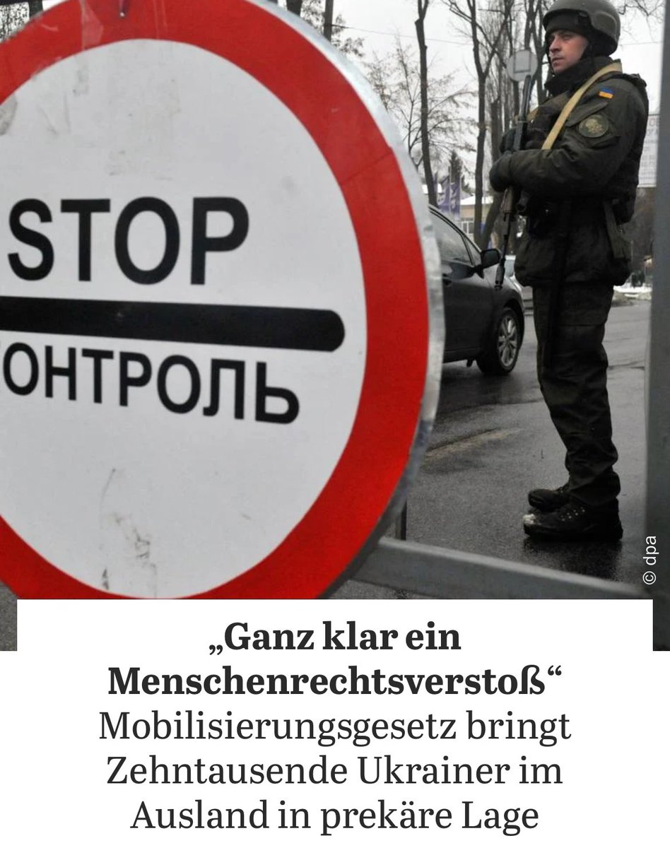 VERSTEHEN SIE DAS❓

Deutschland pumpt Milliarden Euro Militärhilfe in die Ukraine. Die NATO diskutiert einen möglichen Einsatz in der Ukraine. Politiker malen das Ende des freien Westens an die Wand, wenn Russland siegt.

Dennoch gewähren wir hunderttausenden jungen Ukrainern im