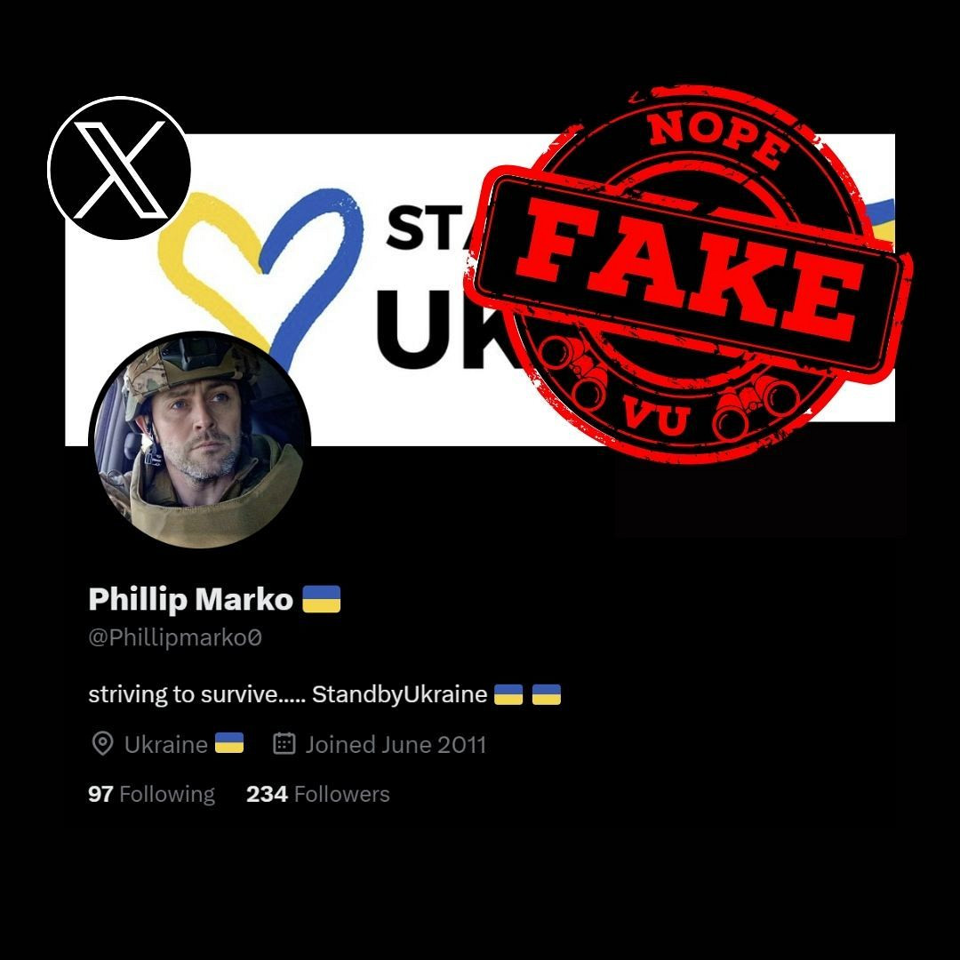 #vu #scamalert #xscam

❌FAKE SOLDIER:
Phillip Marko
aka Phillipmarko0
x.com/Phillipmarko0
ID link: x.com/intent/user?us…
ID: 311975995
 
⚠️IMPERSONATES ✅ instagram.com/alex.j.saint/  

@Xsecurity @Support @Safety