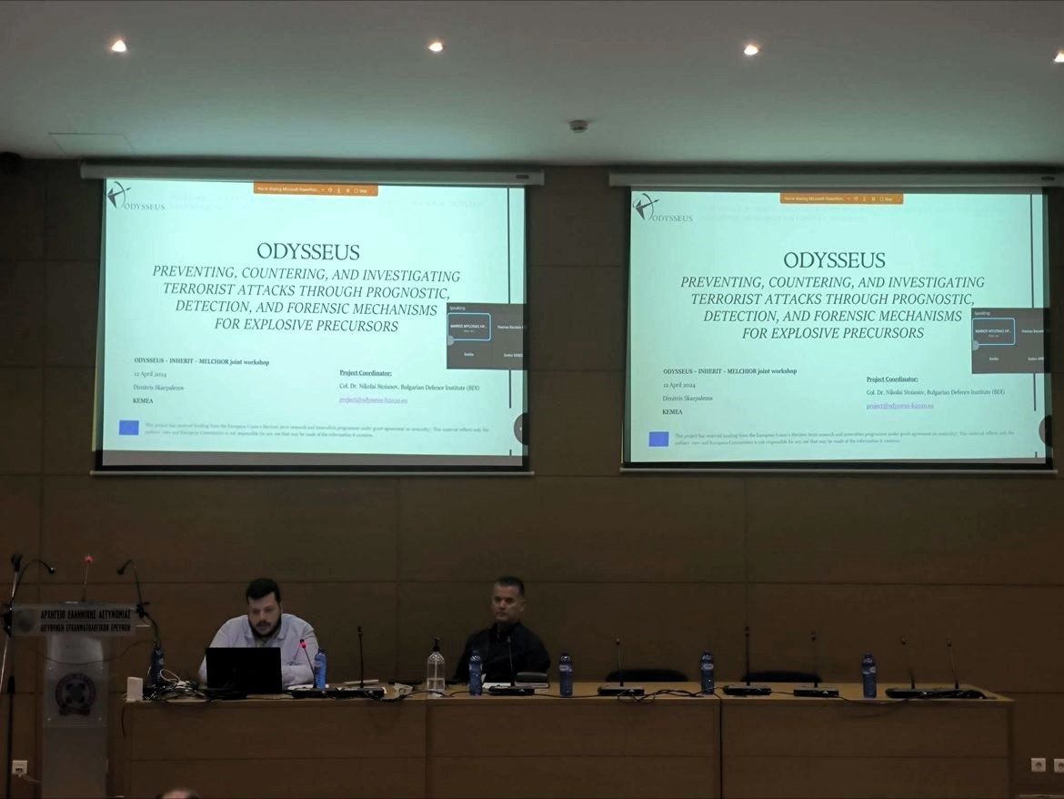 ΚΕΜΕΑ - Center for security studies (@centerforsecur1) on Twitter photo Explosives Detection Joint Workshop organised by <a href="/Odysseus_H2020/">ODYSSEUS Project</a> , <a href="/MelchiorProject/">MELCHIOR Project</a> and <a href="/H2020Inherit/">INHERIT H2020 Project</a>
Find more information for the projects here:
odysseus-h2020.eu
melchior-project.eu
h2020inherit.eu
#europeanfundedproject #EUSecurityResearch #detection Explosives Detection Joint Workshop organised by <a href="/Odysseus_H2020/">ODYSSEUS Project</a> , <a href="/MelchiorProject/">MELCHIOR Project</a> and <a href="/H2020Inherit/">INHERIT H2020 Project</a>
Find more information for the projects here:
odysseus-h2020.eu
melchior-project.eu
h2020inherit.eu
#europeanfundedproject #EUSecurityResearch #detection