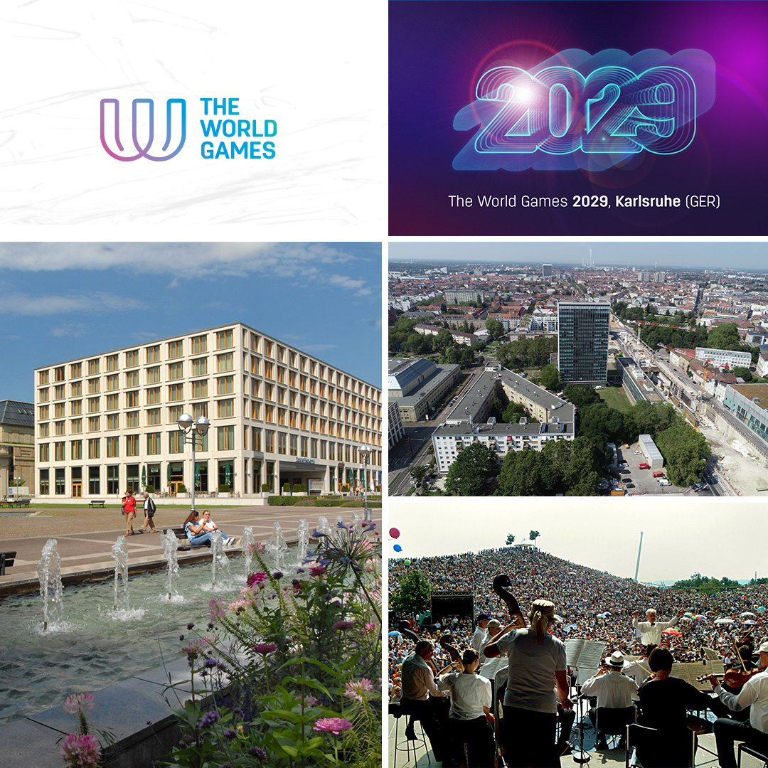 Karlsruhe will host The World Games 2029! The Annual General Meeting of the IWGA has just ratified the Executive Committee’s decision to appoint Karlsruhe (GER) host of the 13th edition of The World Games in 2029. #IWGAAGM #WeareTheWorldGames #RoadtoKarlsruhe #TWG2029