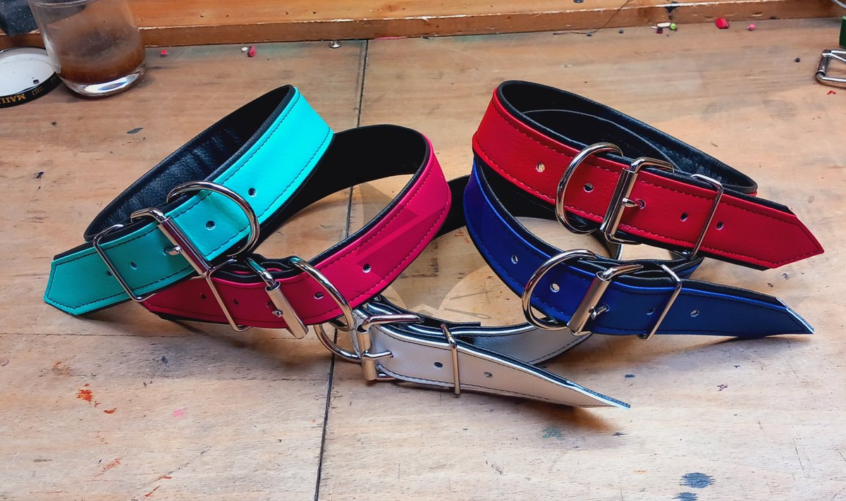 Faux leather collars Available soon