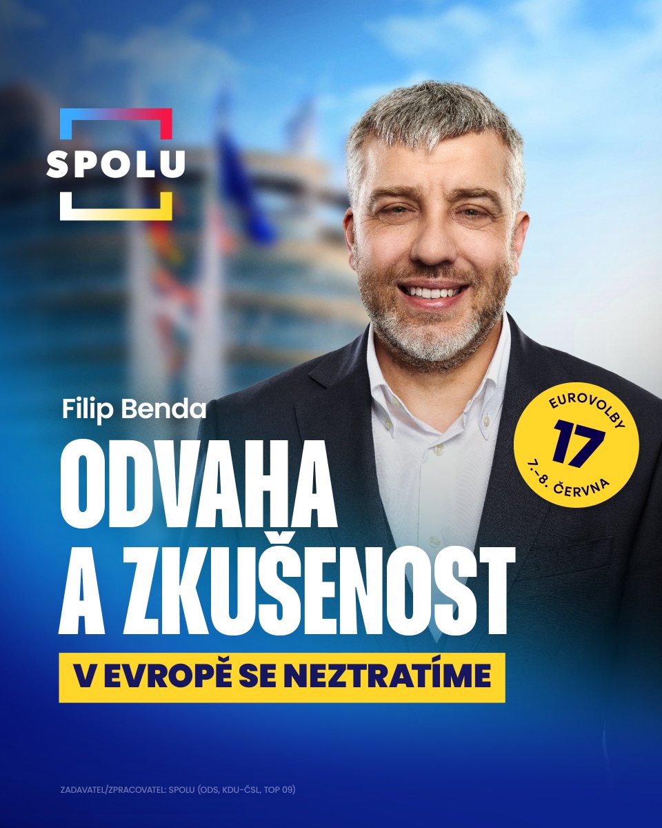 Naši kandidáti do eurovoleb mají zkušenosti a odvahu prosazovat návrhy, které jsou správné pro Českou republiku 🇨🇿🇪🇺 Přijďte k volbám! Jedině SPOLU se v Evropě neztratíme!