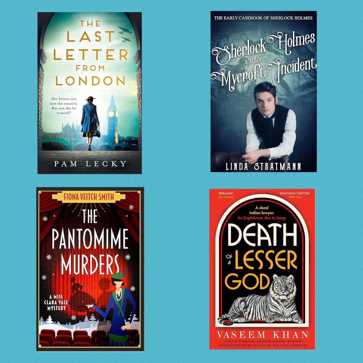 My privilege next week at @CrimeFest in Bristol to moderate a panel with these 4 great crime fiction writers: @pamlecky @LindaStratmann @FionaVeitchSmit and @VaseemKhanUK. Title of the panel-Out with the Old: Crime Fiction set in Times of Strife and Change. 13.40 Friday 10/5.