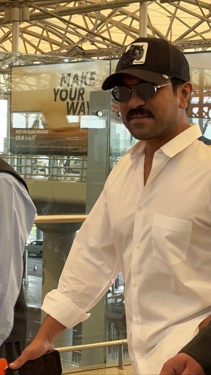 All eyes on @alwaysramcharan as he adds his signature flair to casual airport attire on his way to #GameChanger shoot in Chennai. 👀✈️
#GlobalStarRamCharan 
#RC #RamCharan #GameChanger #RC16 #RC17 
#rcrcrcramcharan
@AlwaysRamCharan