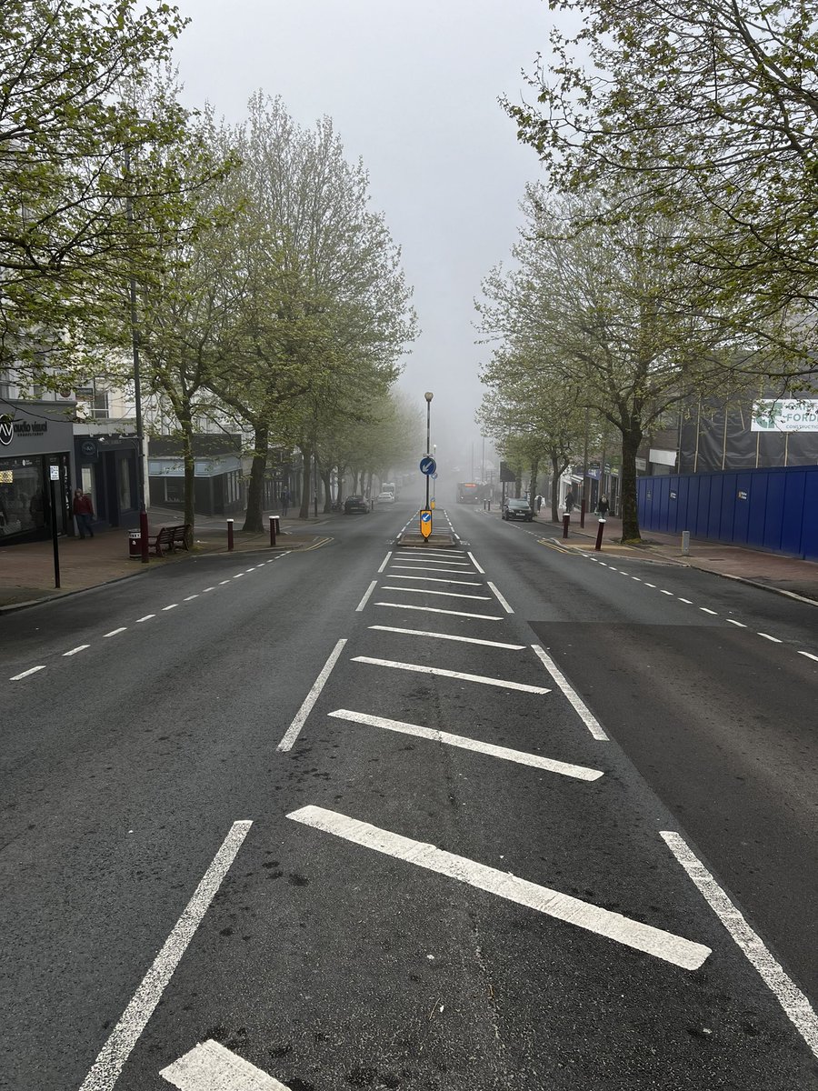 Morning from a misty May Day in Tunbridge Wells!