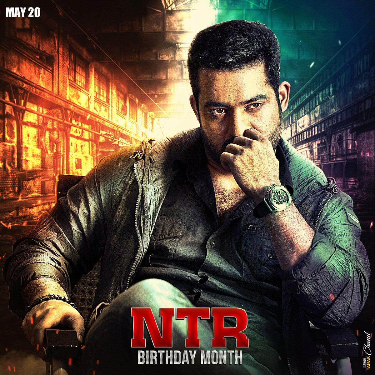 Man Of Masses @tarak9999 Anna Birthday Month Arrived 🐯 The Mass Month ❤️‍🔥 #Devara #War2 #JrNTR