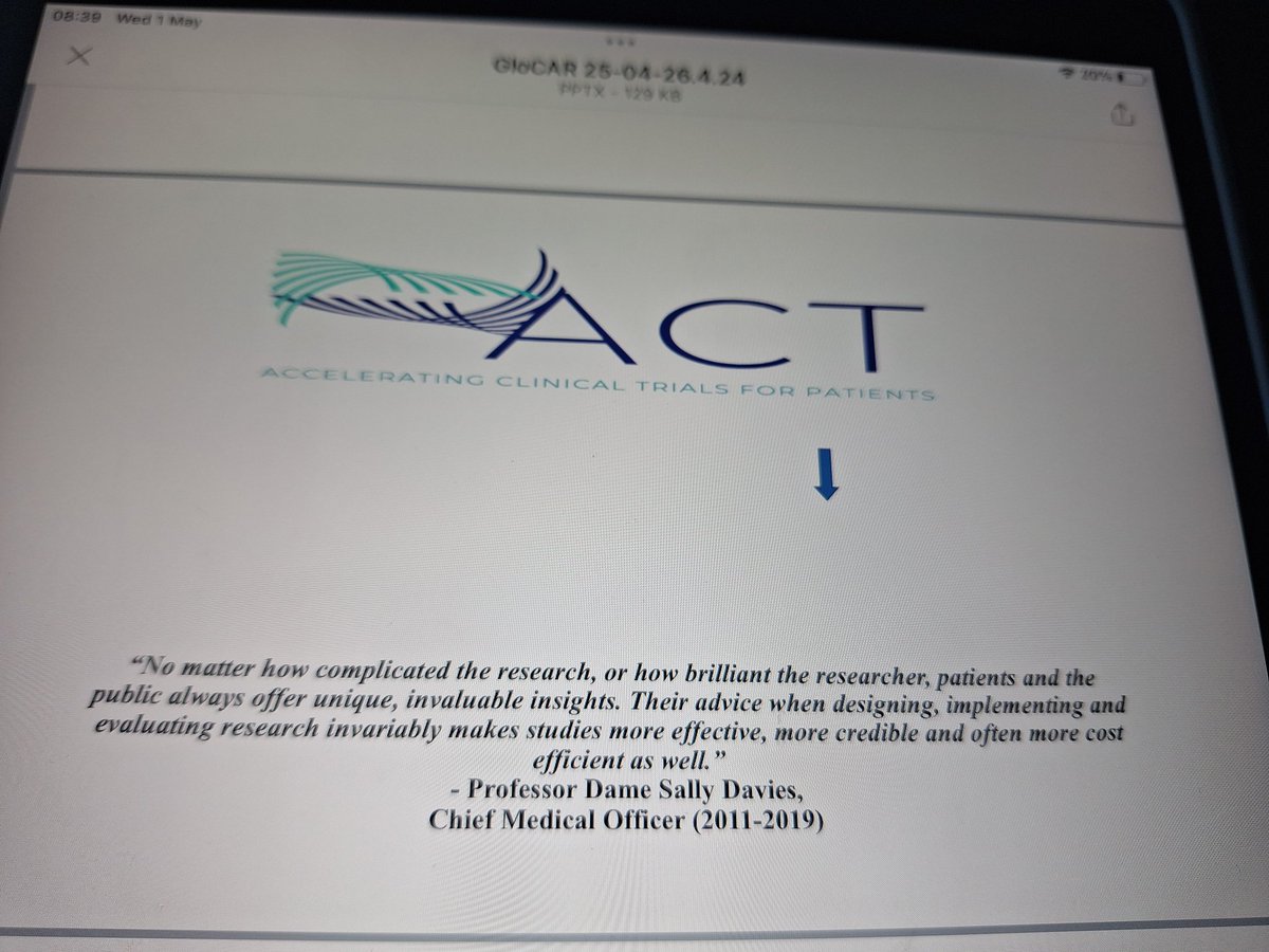 Just rehearsing our slides prior to the Dragons Den and this resonated after the PPI session.Patients views are crucial and should be at the very heart of any research project 👇