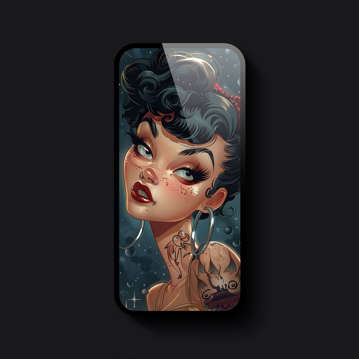 Vintage pin up style. Had a few more but #midjourney bot decided to remove them. Prompt is in the alt #M #Mockup #iOS App: apple.co/3Q5ajT9 #Telegram channel: tinyurl.com/y2tt3nwm