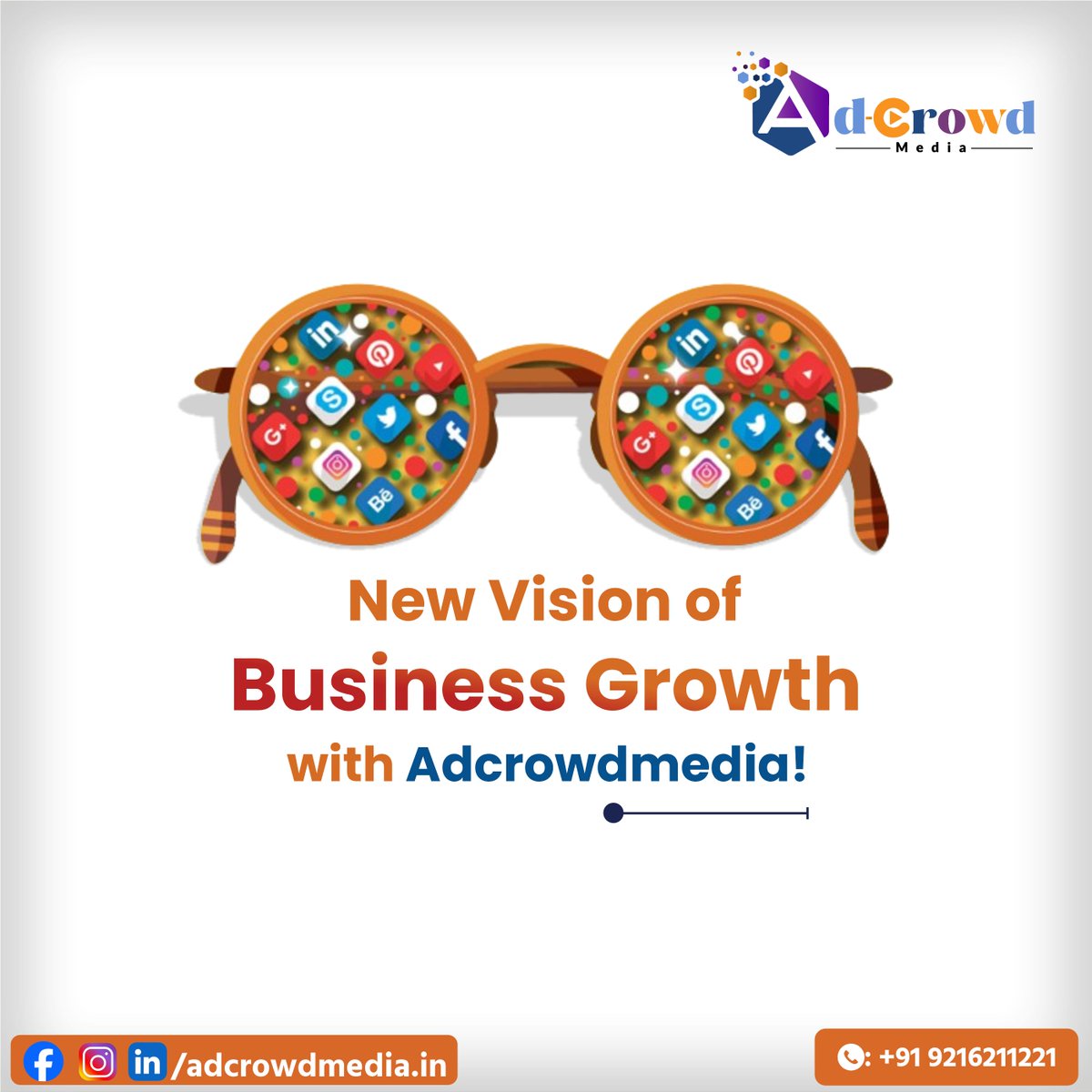 You Will Get a New Vision of Business Growth with AdCrowd Media.

#SEOExperts #MarketingMindset #DataDriven #AdCampaigns #MarketingInnovation #DigitalAgency #MarketingSuccess #SEOTools #ContentCreators #DigitalPresence #MobileOptimization #MarketingPro