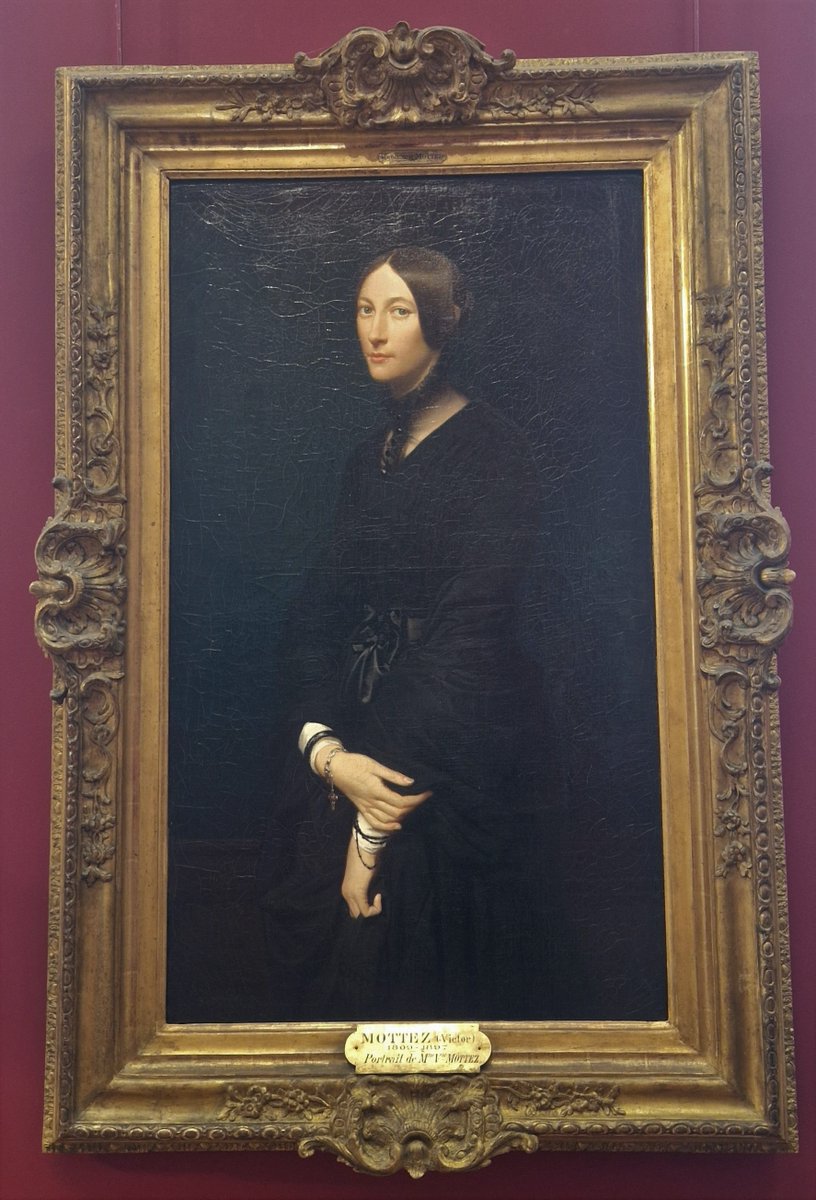 Portrait de son épouse, Julie (1842) par Victor Mottez (1809-1897)

#EnVrai au Musée des Beaux-Arts de la ville de Paris au @PetitPalais_