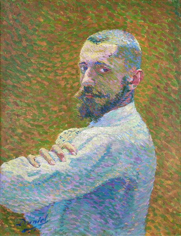 Bon dia
Autoportrait à la veste blanche, 1889
George Daniel de Monfreid