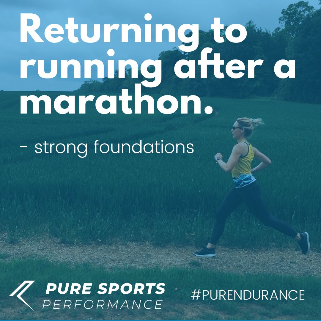 Hey @londonmarathon runners! 👋 How's your recovery going so far? From next week, you can probably start to add a bit more structure back into your training routine. Here's what you should focus on:

instagram.com/p/C6aq2GdxKRl/…

#londonmarathon #marathon #ukrunchat #PUREndurance
