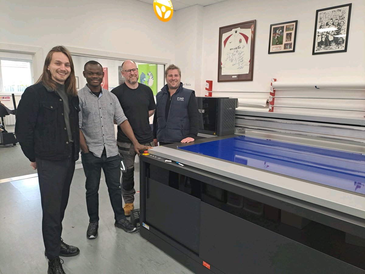 I've never been so excited about a printer! 🖨️

FWD Motion are one of very few to boast this sustainable kit 🔧

This Chesterfield based company are on a mission to end corporate waste by overprinting on outdated branding ♻️

Yet another example of the potential of our region 💚