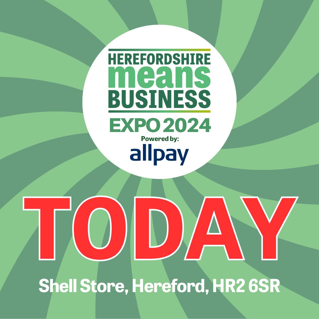 TODAY IS THE DAY! 💚

The #HMBiz Expo is taking place at the Shell Store from 10am to 2:30pm - make sure you join us!

#hereford #herefordshire #businessexpo