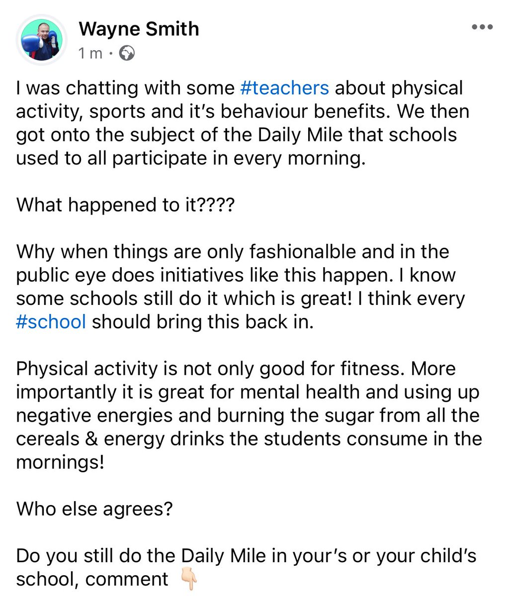 What do you think🤷🏻‍♂️

Where has the #dailymile gone????

#teachers #schoolteachers #schoolteacher #school #schoolmemes #education #educational #primaryschool #primaryteacher #secondaryschool #secondaryteacher #physicaleducation #physicaleducationteacher #peteacher