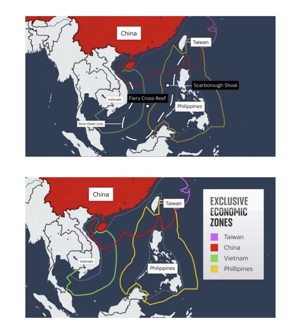 No country has been as vigorous as China in digging out new land in the middle of the sea - but others have been fortifying the region too.